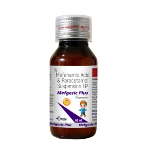 Mefgesic Plus Suspension (Mefenamic Acid & Paracetamol Suspension I.P.)