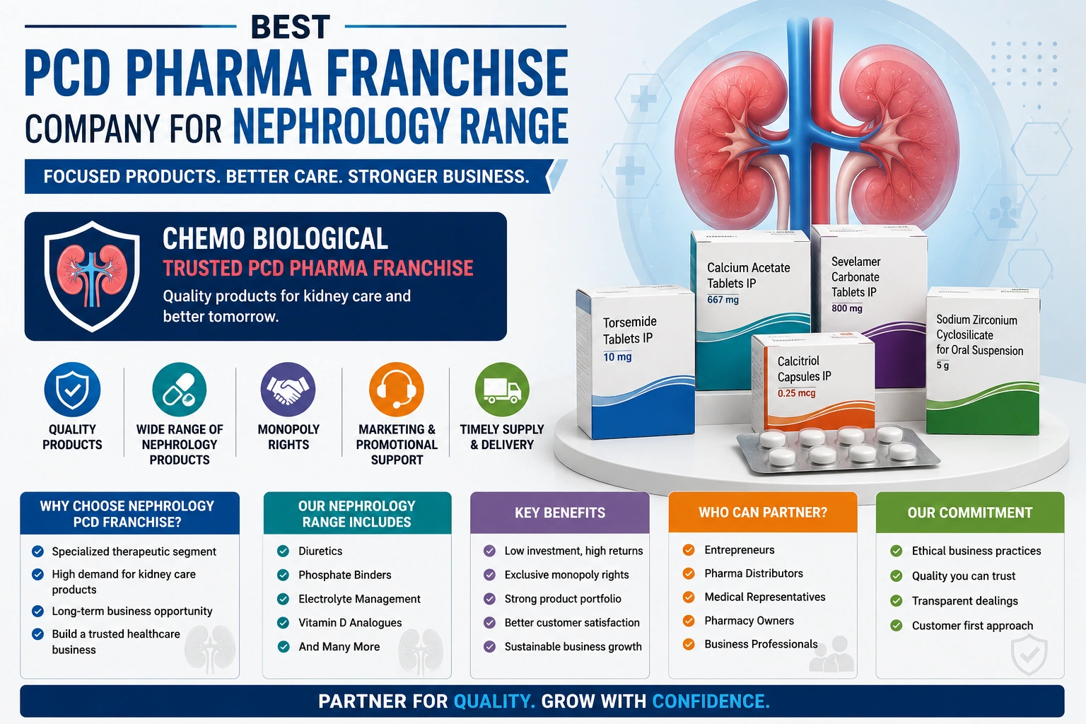 PCD Pharma Franchise Company For Nephrology Range | Building a Strong Pharma Business