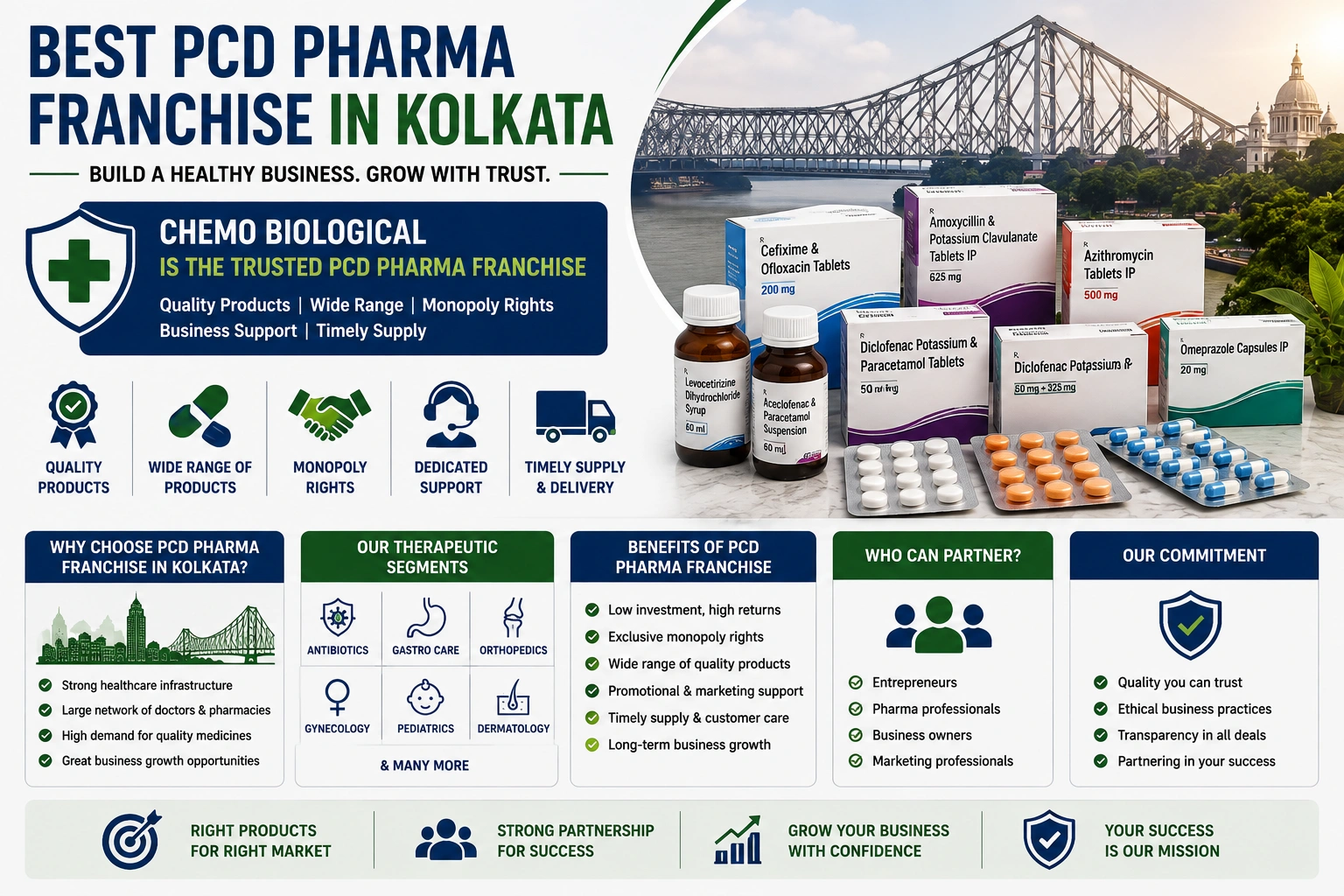 Best PCD Pharma Franchise in Kolkata | Start Your  Strong Pharma Business with Chemo Biological