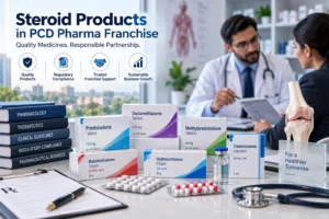 Steroid Products in PCD Pharma Franchise