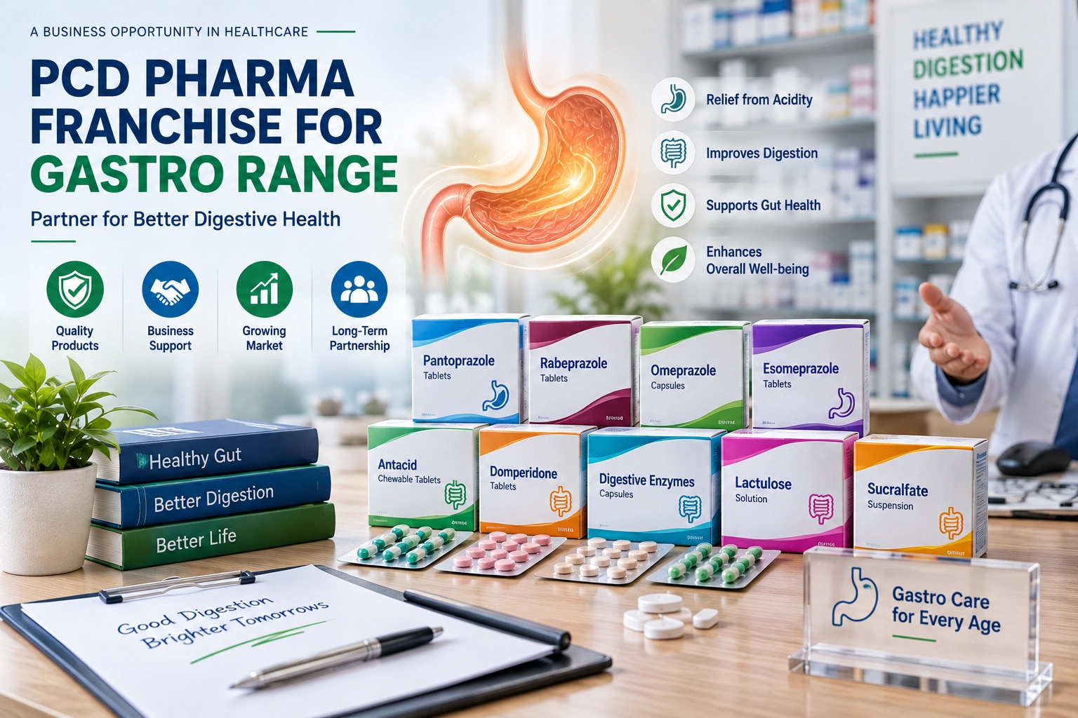 PCD Pharma Franchise for Gastro Range with Chemo Biologicals