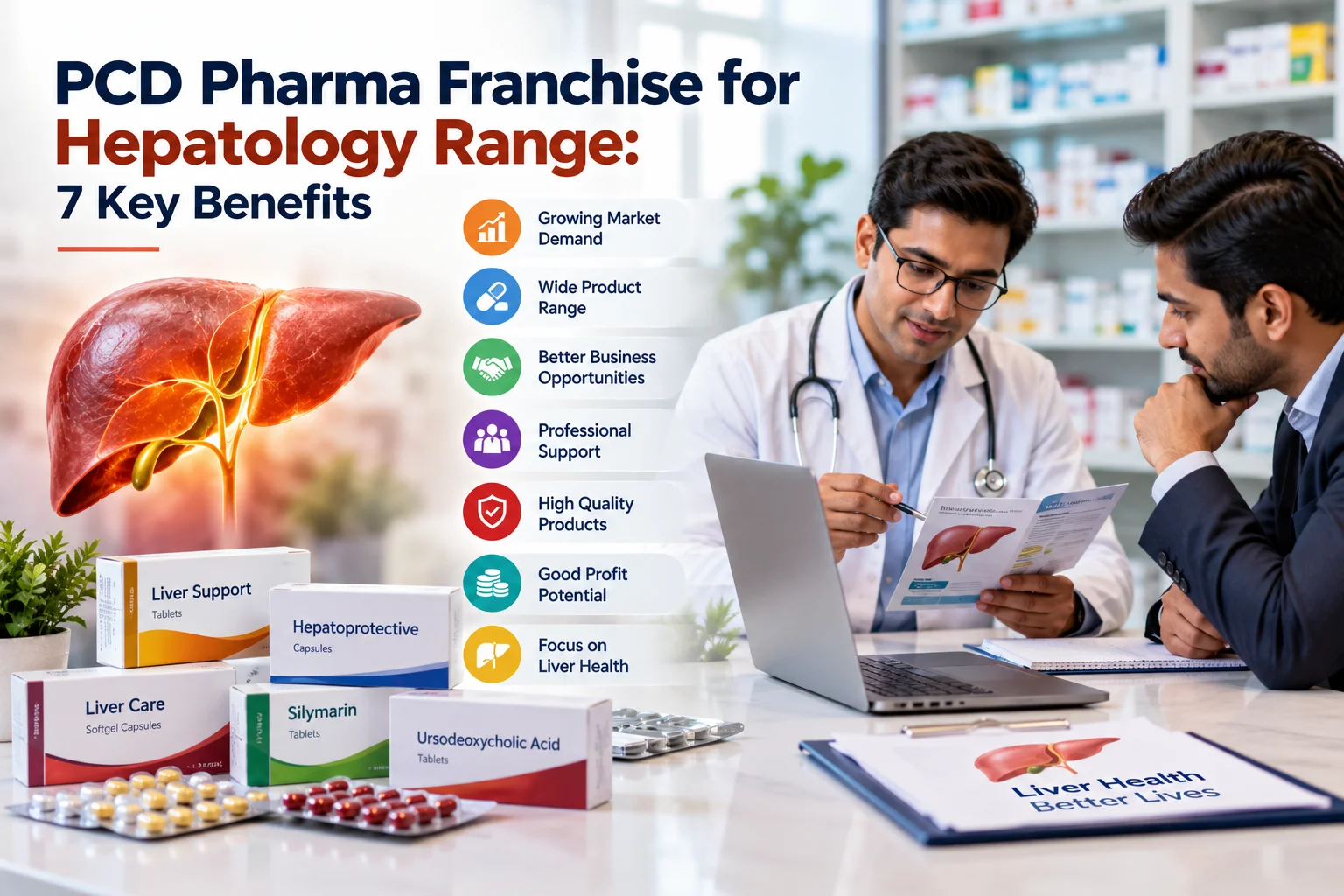 PCD Pharma Franchise for Hepatology Range