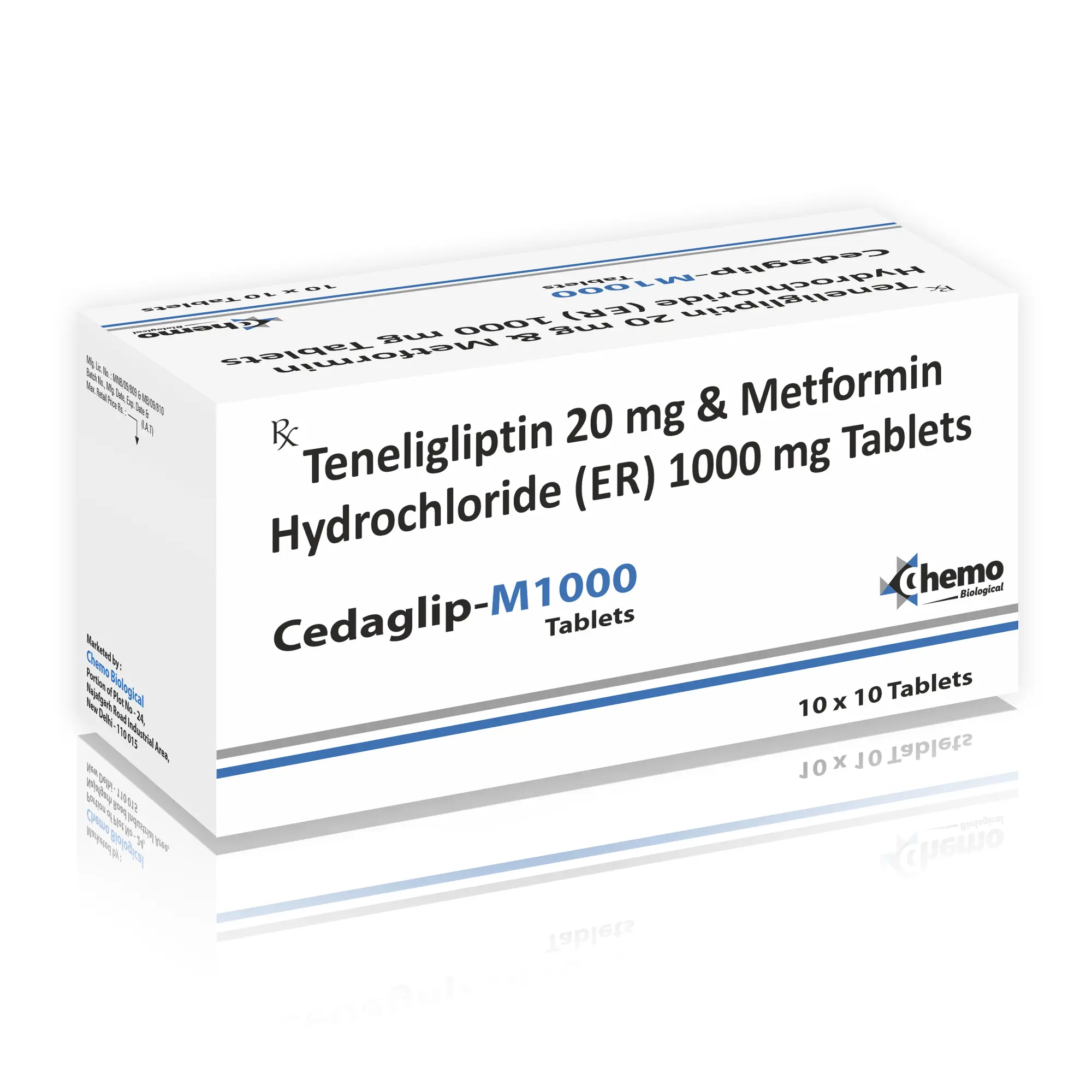CEDAGLIP-M 1000 TABLETS