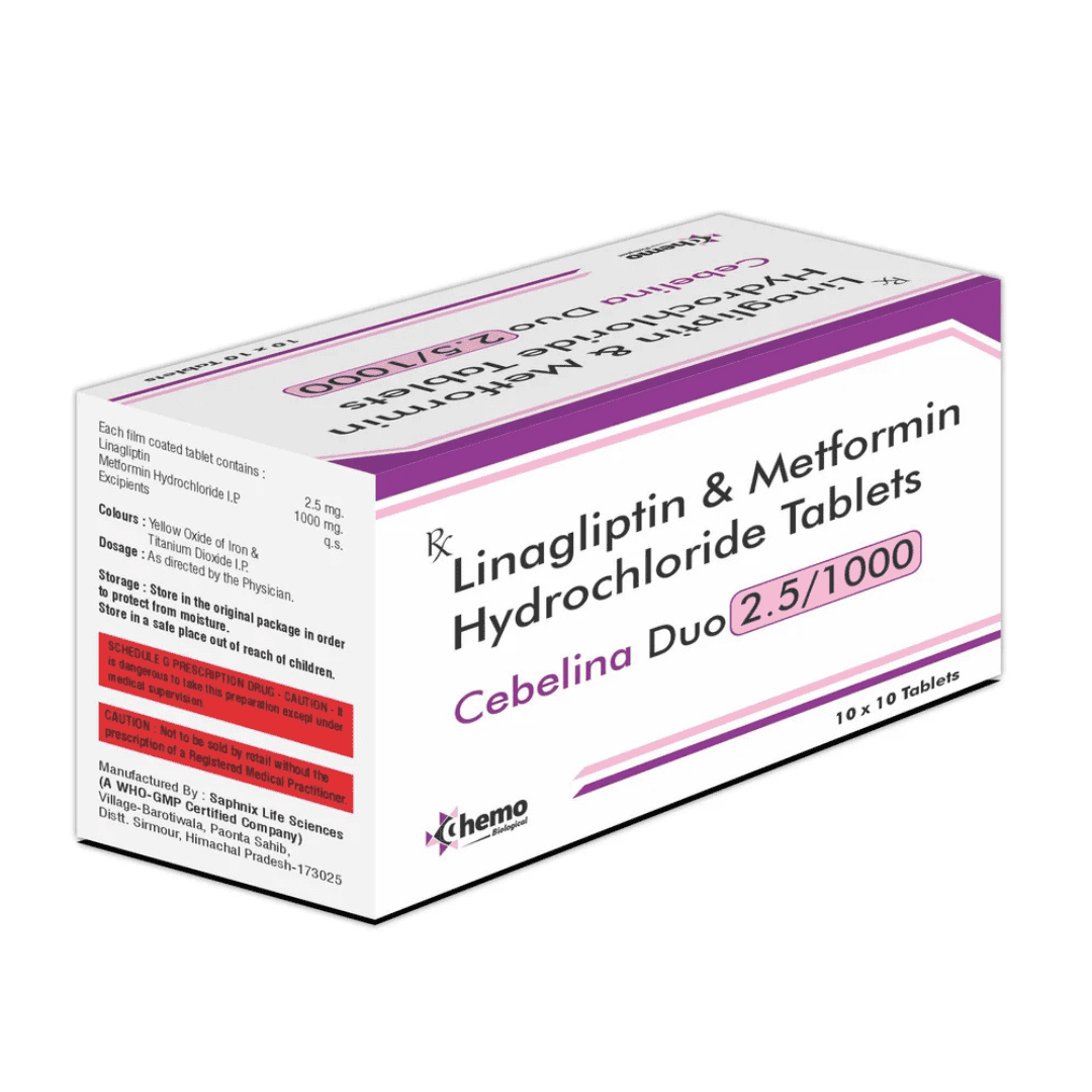 CEBELINA DUO-2.5/1000 TABLETS